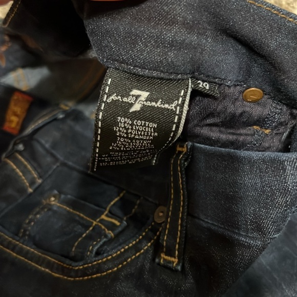 7 For All Mankind The Mid Rise Ankle Skinny Size 29 - Picture 5 of 8